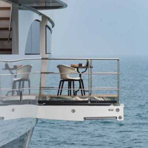 Shipowner's balcony assembled on board | Fratelli Canalicchio